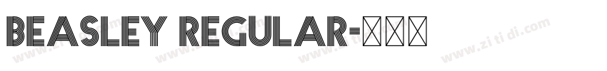 Beasley regular字体转换